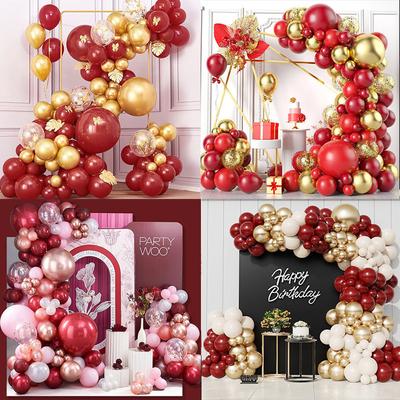 Red Wedding Balloon Birthday Balloon Arrangement Set Wedding Anniversary Opening Balloon Arch Decoration