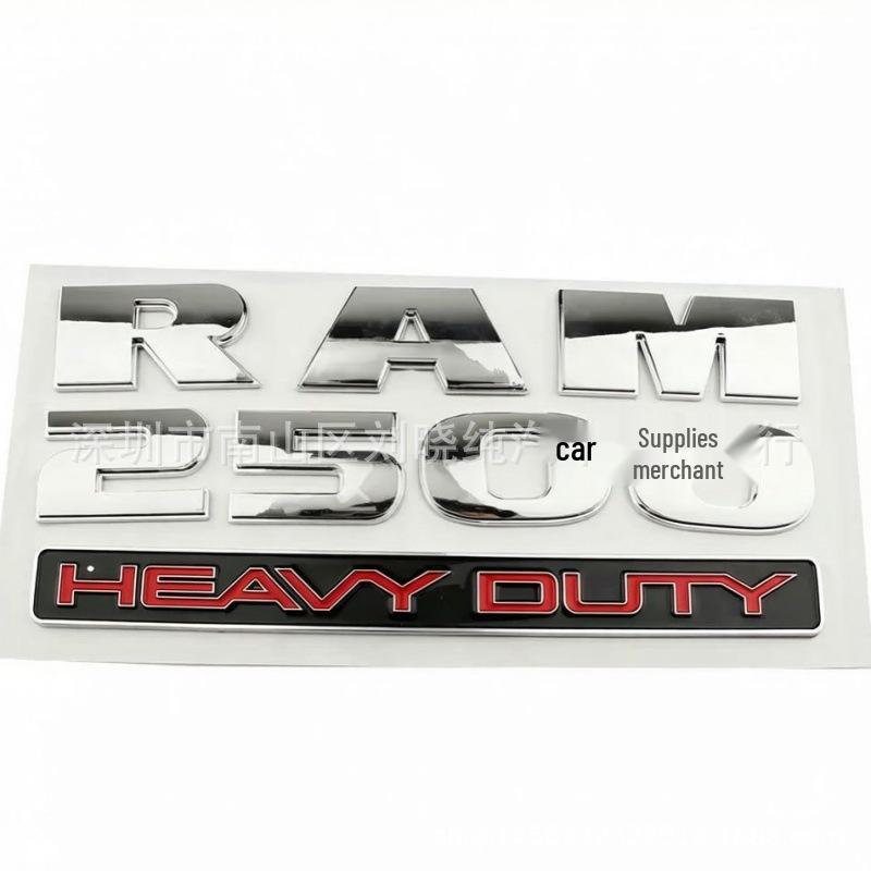 Fits Dodge RAM 1500/2500/3500 Heavy Duty Pickup: Modified Car Emblem Side Fender Sticker