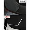 Matte Silver ABS Cover Trim Inner Door Speaker Strip For Cadillac XT5 2016-