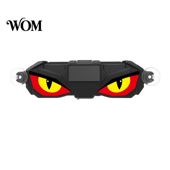 Devil Eye Car Window Light 1/3Pcs Solar Demon for Window, LED Interior Lamp with Suction Cup, Dynamic Auto Windshield Ambient