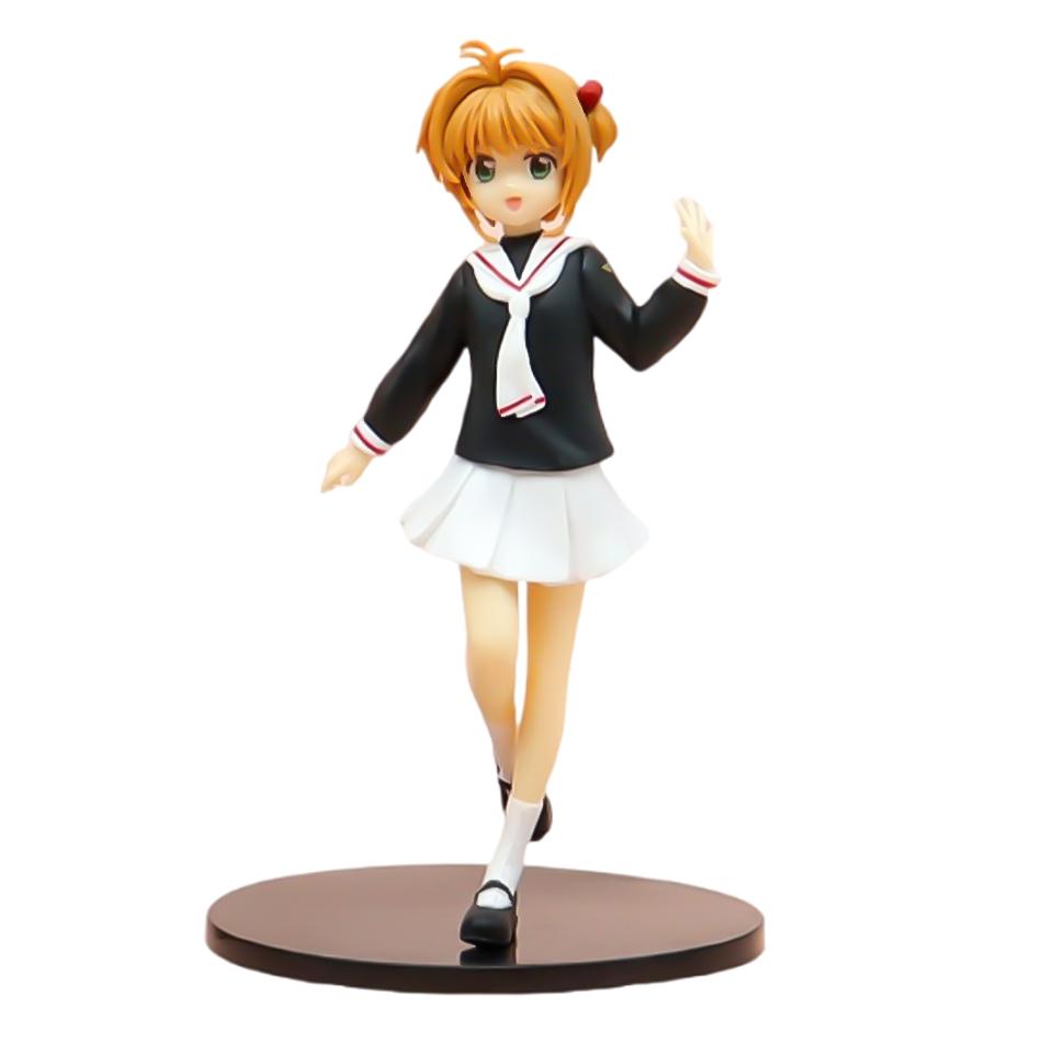 16cm Anime Card Captor Sakura Figure Haruno Sakura Tomoyo Daidoji Action PVC Model Collect Decorations Toy Gift