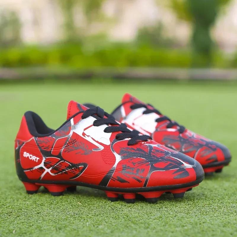 Youth Sports Shoes Student Children's Non-slip Soccer Shoes Artificial Grass Ag Spikes To Play Football Shoes
