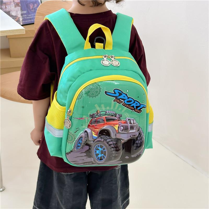 Adorable Cartoon Car Backpack For Preschool Boys And Girls In Multiple Colors