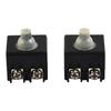 Angle Grinder Switch 100mm /4\" 250 (V) 2pcs Black
