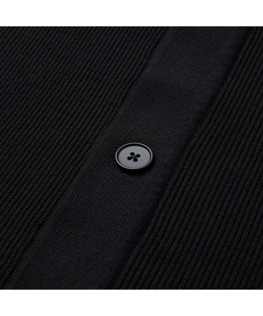 Customellow [Essentials] Black Texture Cardigan C9Wam26111Bkx