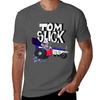 Tribute to Jay Ward Cartoons Tom Slick in the Thunderbolt Grease Slapper with Logotype TShirt