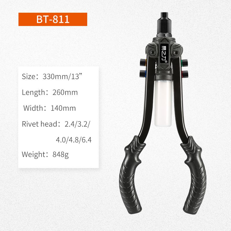 Riveter Gun with Rivet Nut Blind Rivet Guns Hand Riveting Kits Home DIY Nails Gun