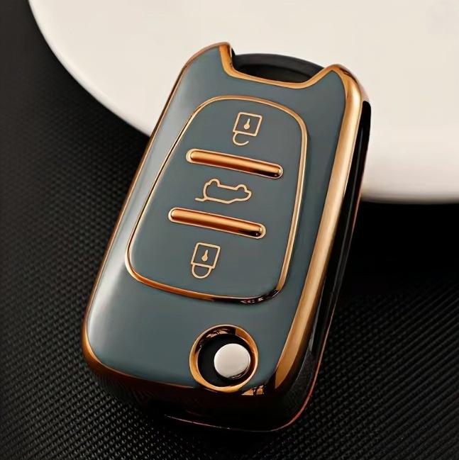 Nuova Custodia in TPU per Chiave Auto Per Hyundai I20 I30 Elantra Azera Veracruz Veloster Kia Rio K7 K5 Sportage Sorento Copertura Telecomando Pieghevole