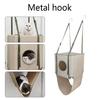 Door-Mounted Cat Hammock Double Layer Adjustable Cat Climber Comfortable Breathable Removable Kitten Lounging Home