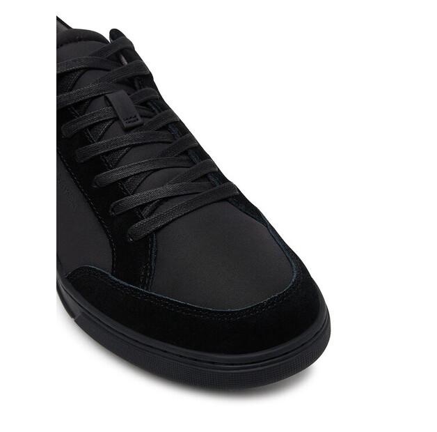 Men's Calvin Klein Low Top Lace Up Repreve Mix Hm0hm01802 Black Sneakers