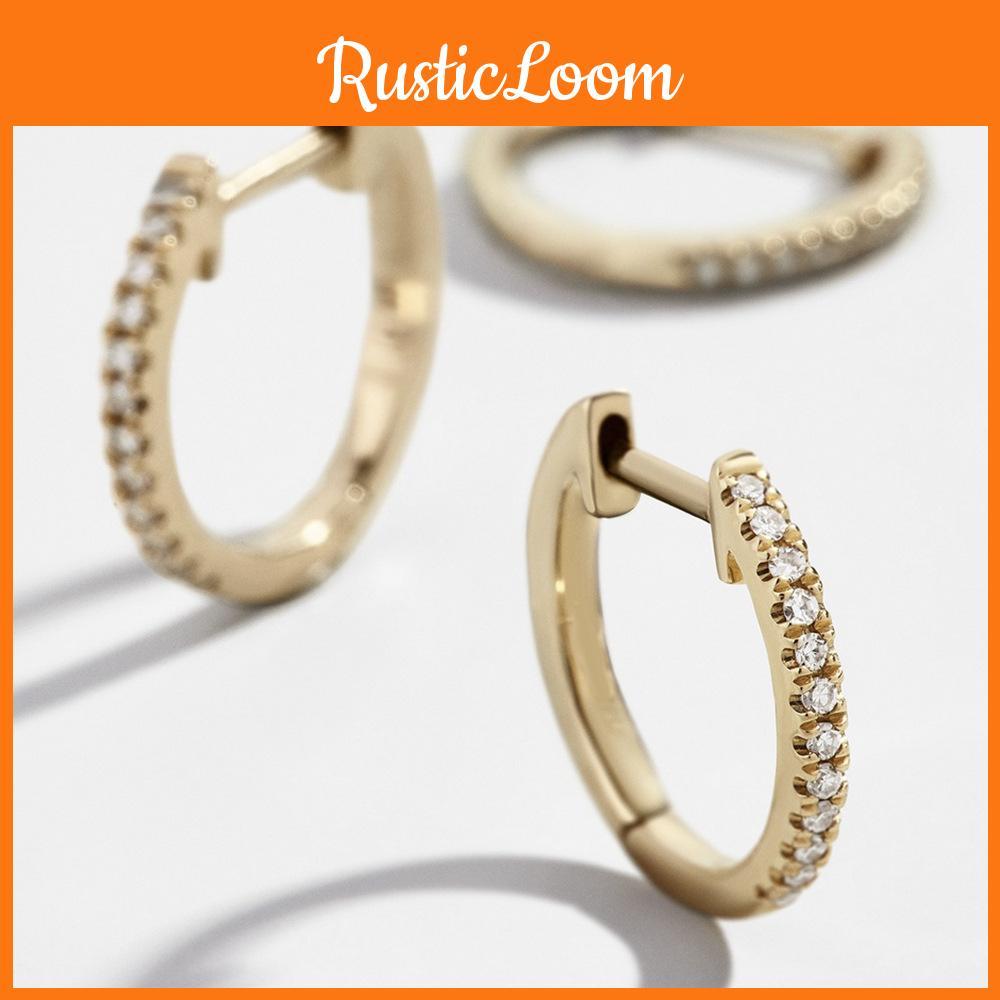 Fashionable Geometric Copper Earrings With Multicolor Rhinestones Trendy And Unique