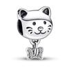Letter Mom Pendant S925 Pure Silver Bird Heart Sun Moon Charm Snake Bone Chain Beads Accessories Women's Jewelry Gift