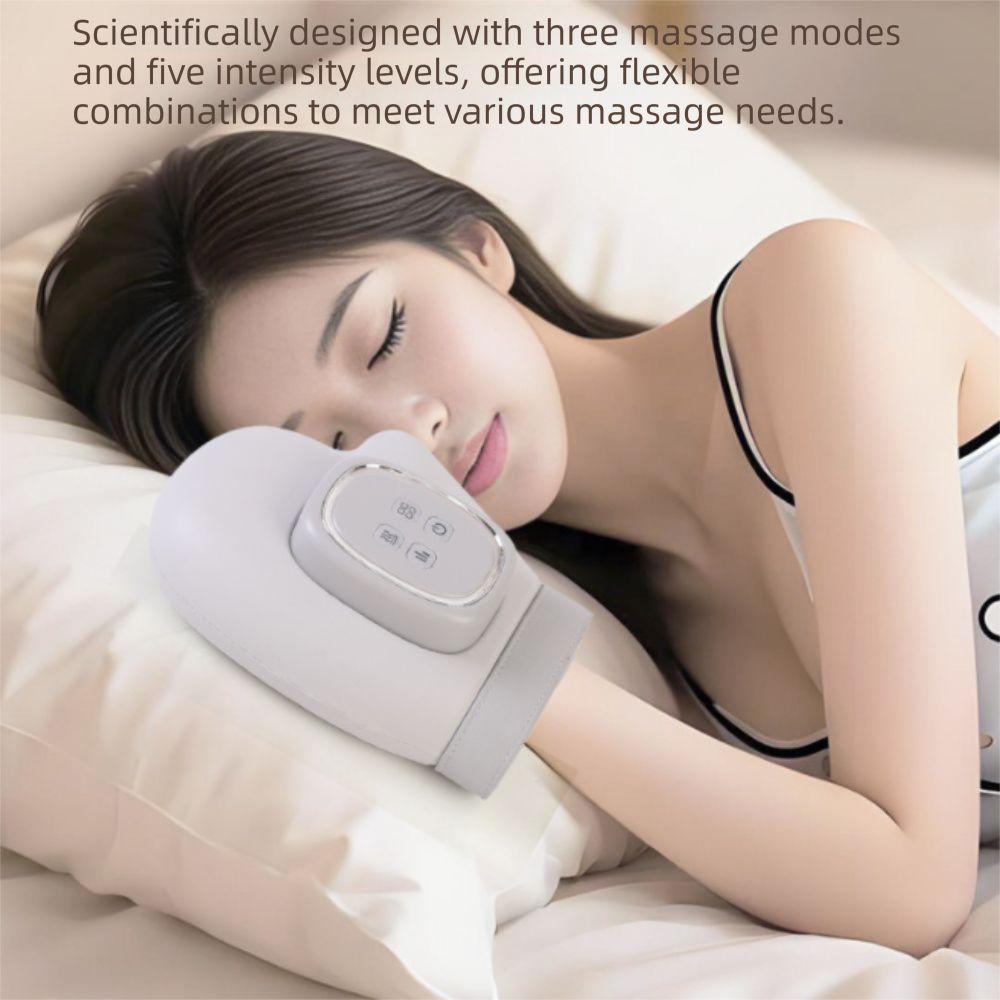 Airbag Compression Hand Massager Rechargeable Battery-Powered Palm Massager  Office Use