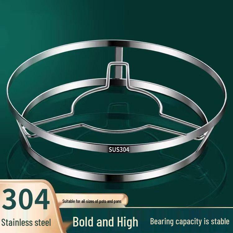 Multifunctional Stainless Steel Steaming Rack & Trivet - Insulated, Anti-Scald Kitchen Pot Holder