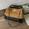 Retro Premium Chain Underarm Bag Women's Bag 2025 New Suede Tote Bag Large Capacity Shoulder Bag
