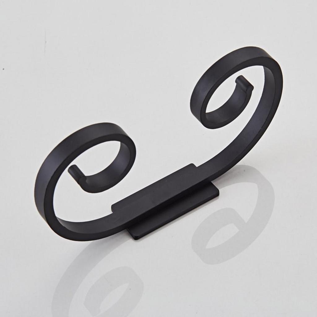 4Pcs Elegant Metal Wine Glass Rack Wall Mounted Stemwares Holder for Kitchen Storage Creative Under Cabinet Cup Hangers