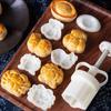 50g for Turtle Cookie Cutter Stamp Moon Cake Mold Hand Press Autumn Festival