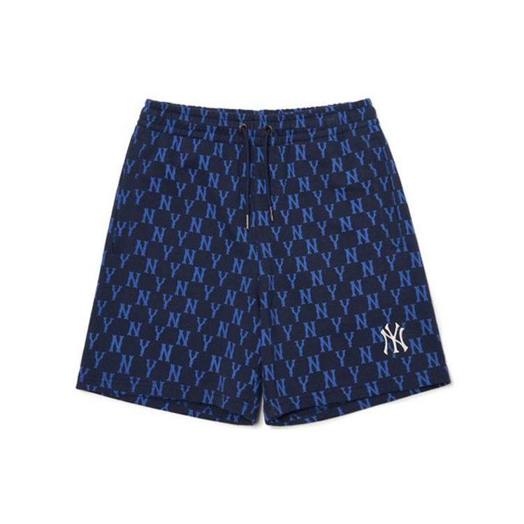 MLB Kids MLB Basislogo New York Yankees Logo Volledig Lichaam Letter Casual Korte Broek Unisex Shorts Blauw 3ASPM0123-50NYS S