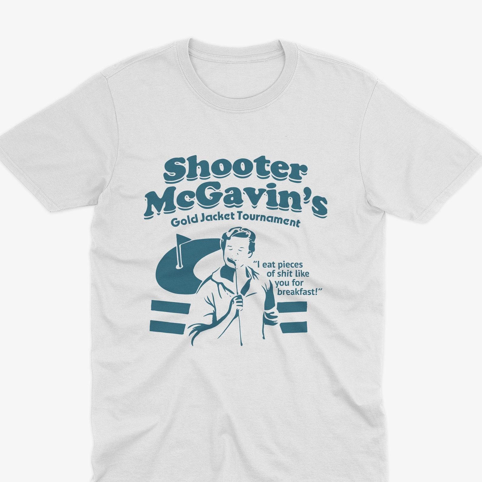 Shooter McGavin Gold Jacket Tournament Tee, Happy Gilmore Movie Shirt, Adam Sandler Golf Tribute, Adam Sandler T-Shirt, Happy Gilmore Fan XL