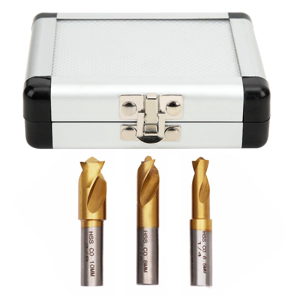 HSS CO Cobalt Spot Weld Drill Bit Set Kit Weld Cutter Cutting Accessories 1/4in 5/16in 3/8in Spot Weld Drill Bit Drill Bit