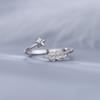New Feather Star Ring Women's Niche Ring Open Index Finger Plain Ring