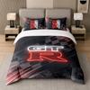 3Pcs Bedding SetNissan GT-R Soft Bed Sheet and Two Pillowcases Home Bedroom Decor
