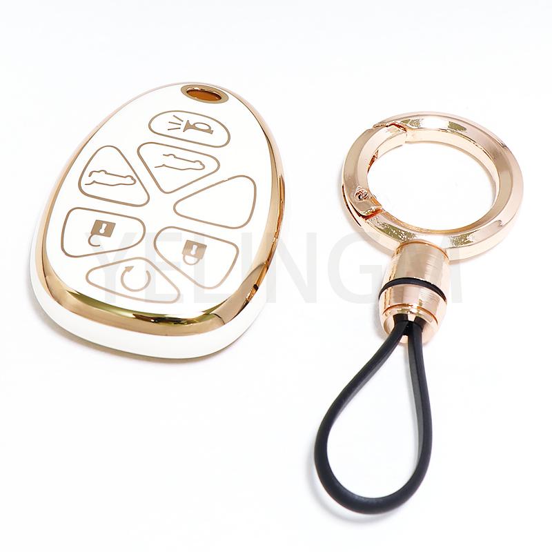 Schlüsselanhängerhülle für GMC Acadia 2007-2016 Yukon XL/Chevy Suburban Tahoe Traverse für Cadillac Escalade SRX für Buick Enclave