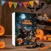 Countdown Calendar Halloween Scary Statue Decor For Shelf 24-day Advent Halloween Statues Resin Figurines For Shelf Fireplace