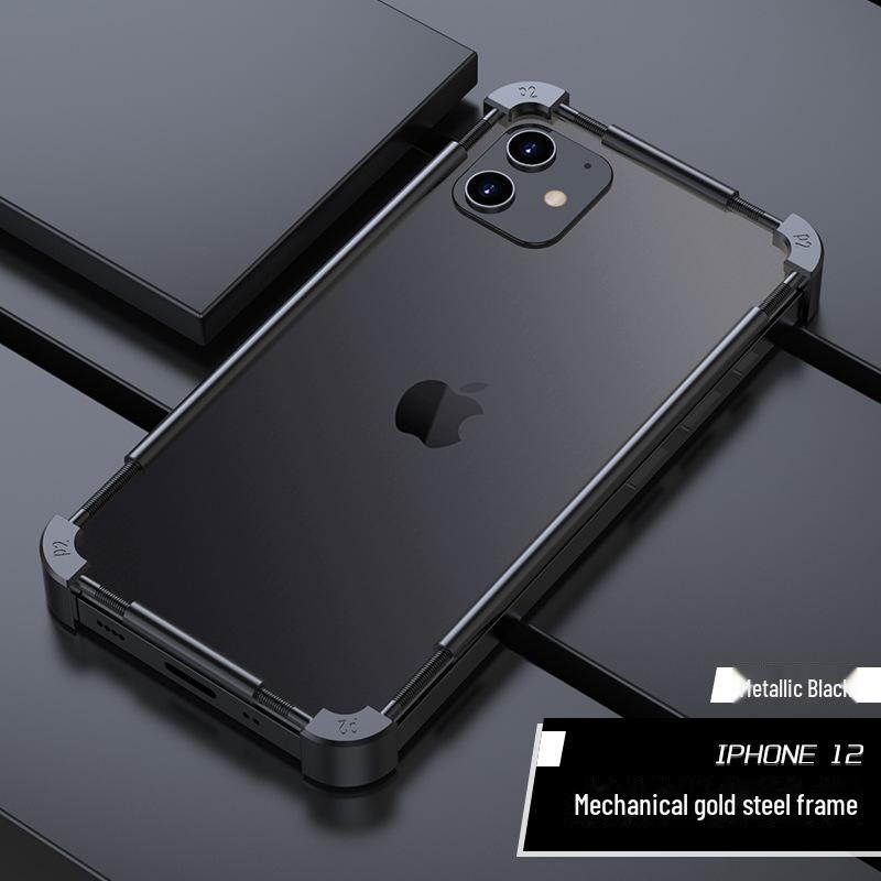 Compatible with iPhone 13/13 Mini/13 Pro Max and 12/12 Pro Max Metal Frame Cases.