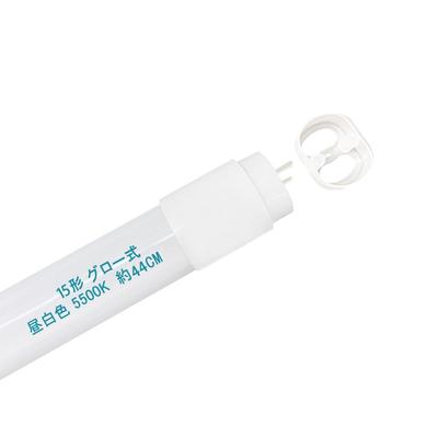 15W LED Fluorescent Lamp, Straight Tube, Daylight White 5500K, 770LM, No Installation Required for Glow-Type Lighting Bases, G13 Base, T8, 44cm,