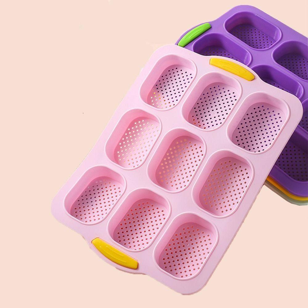 Anti-aanbak Siliconen Cakevorm Siliconen Hamburgerbroodje Vorm Broodvorm Restaurant Gebruik