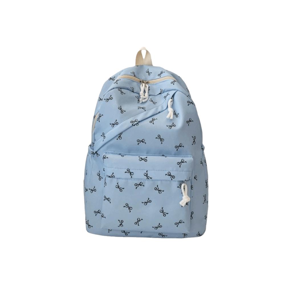 Lightweight Bow Backpack Adjustable Straps Teenagers Shoulder Bag Junior High School