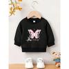 European Size Bright Colored Printed Pattern, Comfortable and Skin Friendly for Baby , Versatile Round Neck Sweatshirt for Daily Use in Spring