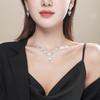 Wedding Party Accessories Temperament Rhinestone Jewelry Set