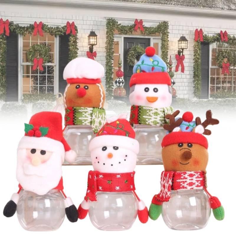Cute Christmas Candy Jar With Penguin Figure Perfect For Treats And Holiday Dcor
