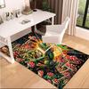 1PC Custom Name Frog Mushroom Land Theme Floor Mat Ideal for Living Room, Game Rooms, Office, Bedroom,Floor Mat Playful Design