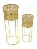 Vase Holder Nat Set 2 Pcs Cm Ø 17X46-14X34