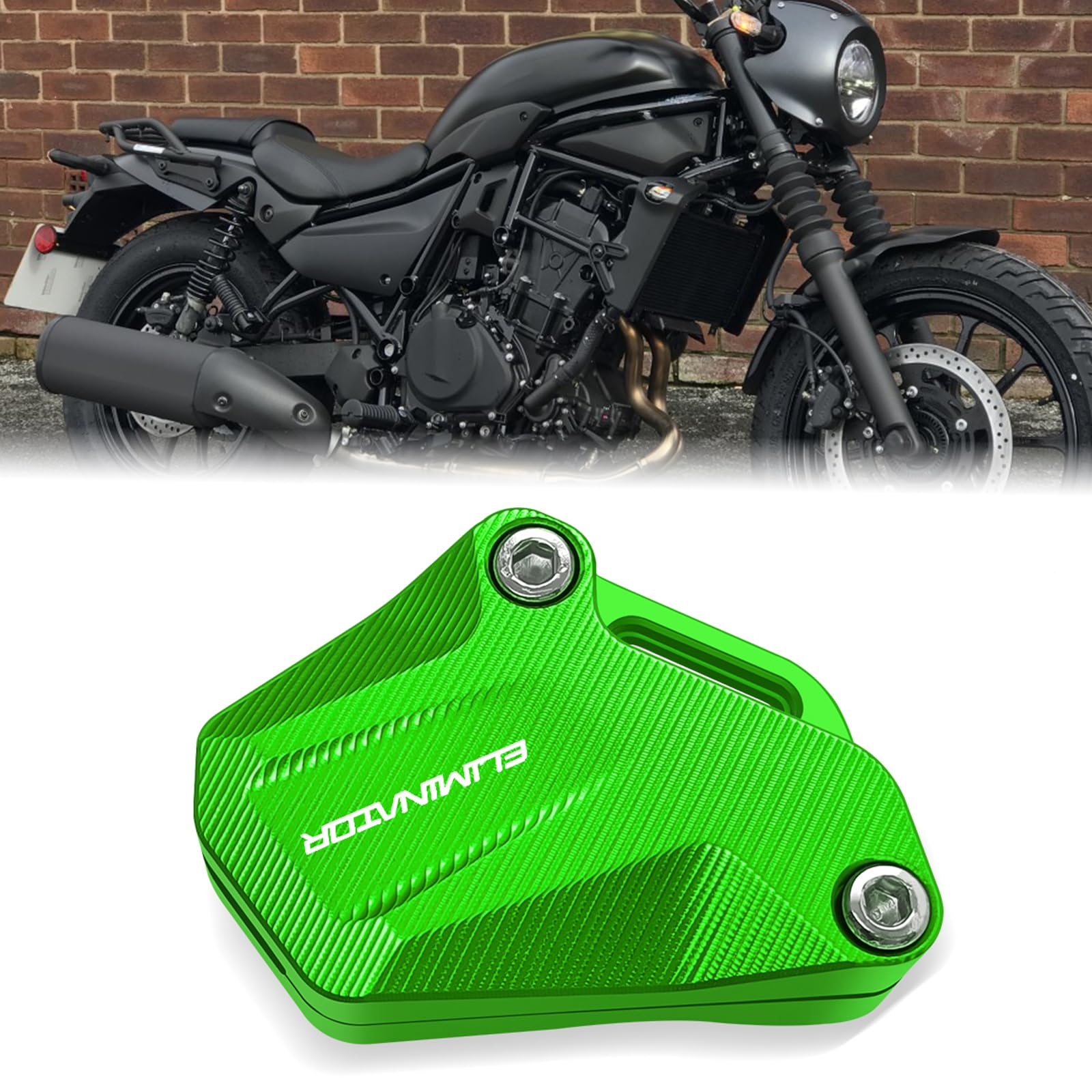 

ДЛЯ Eliminator 500 SE Eliminator 500 se Мотоциклетные аксессуары Модифицированный корпус ключа Чехол зелёный