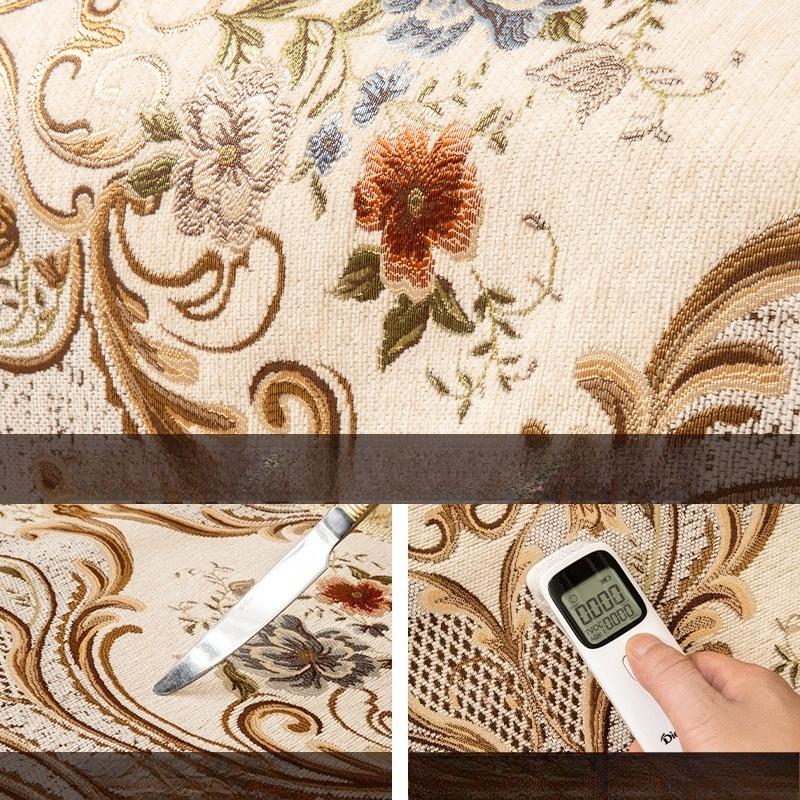 Sofa Towel European Chenille Sofa Cushion Four-Season Universal Sofa Cover High-End Sofa Cover Lace Embroidered Seat Cushion