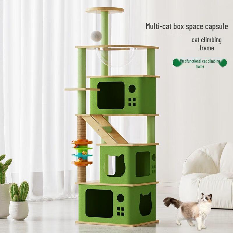 Aomengming Multi-Level Cat Tree with Space Capsule