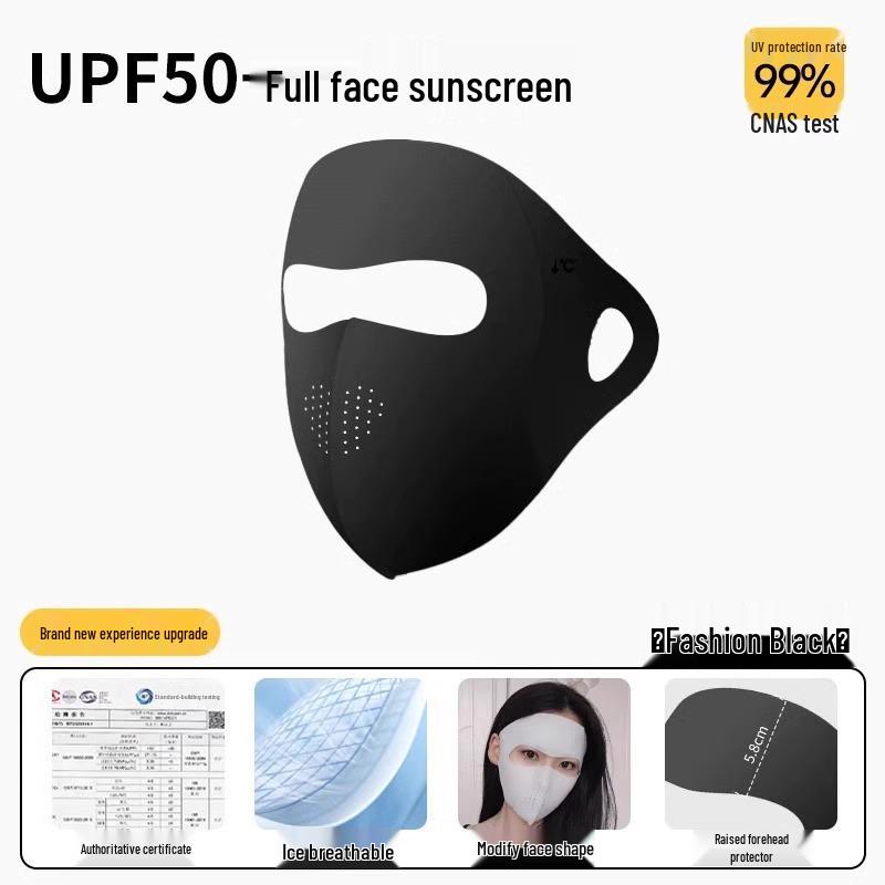 3D UV Protection Sunscreen Face Mask