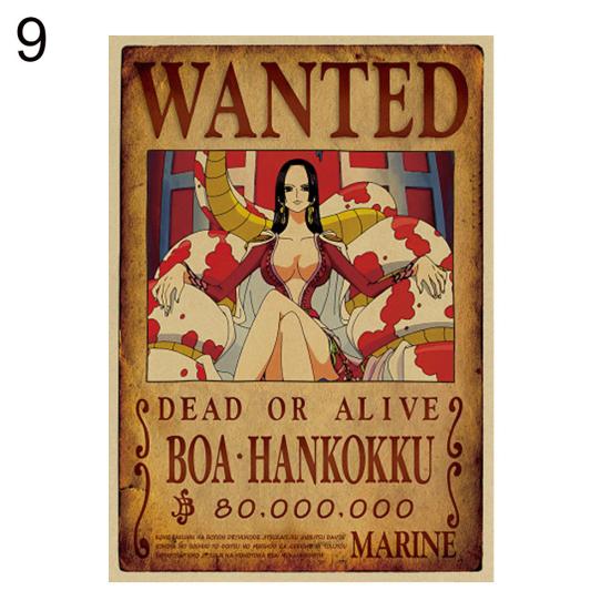 

Мультфильм Луффи хотел плакат Мани Нико Робин настенная живопись наклейка домашний декор 9#