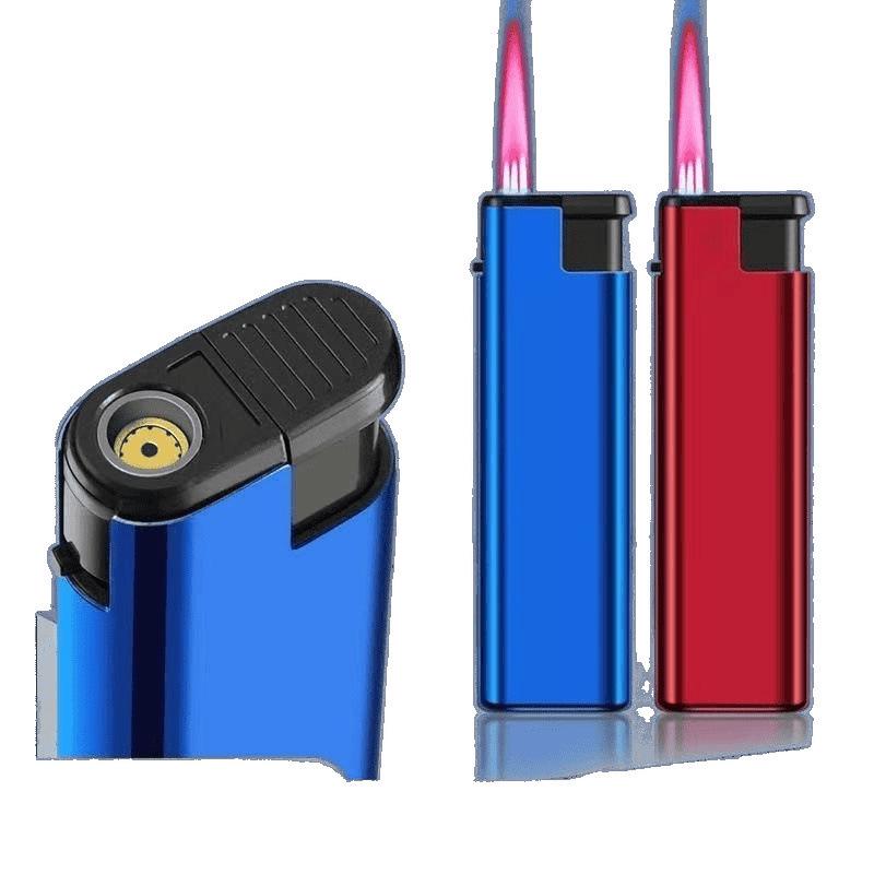 Windproof Large Blue Flame Butane-Free Lighter - Durable Household Use