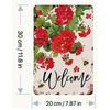 Vintage Flowers Garden Metal Tin Sign Wall Art Decor Rustic Farmhouse