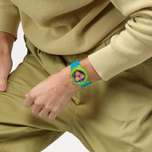 Swatch NEON WAVE SUSJ404 Green Watch