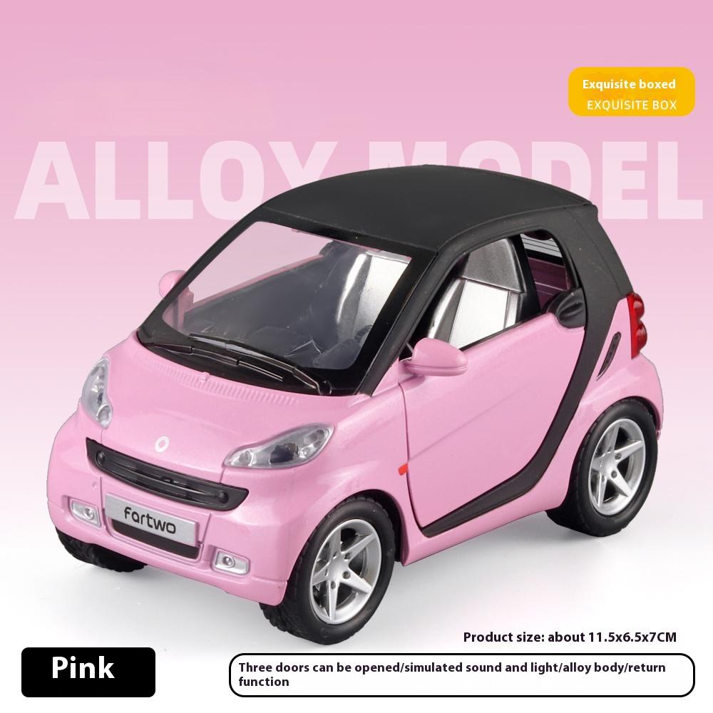 1:32 Mini Version Smart Alloy Children'S Toy Car Boy Cute Car Model With Simulated Sound And Light, Door Opening