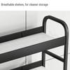 3-Tier Black Kitchen Countertop Organizer Rack