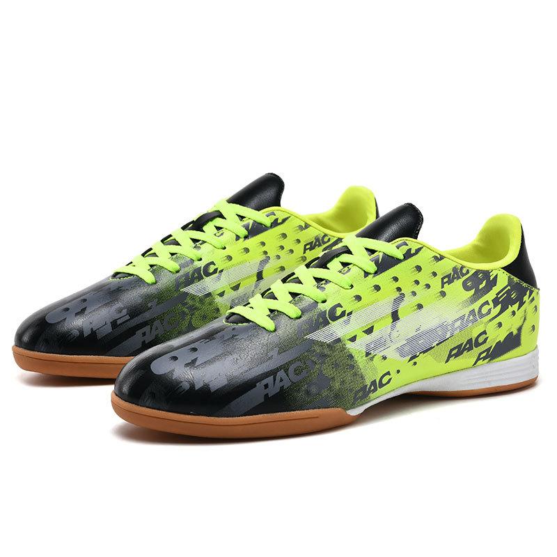 Ic Fußballschuhe Indoor Futsal Rindersehnen-Sohle Zementboden Holzboden Jungen und Mädchen Schüler Trainingsschuhe