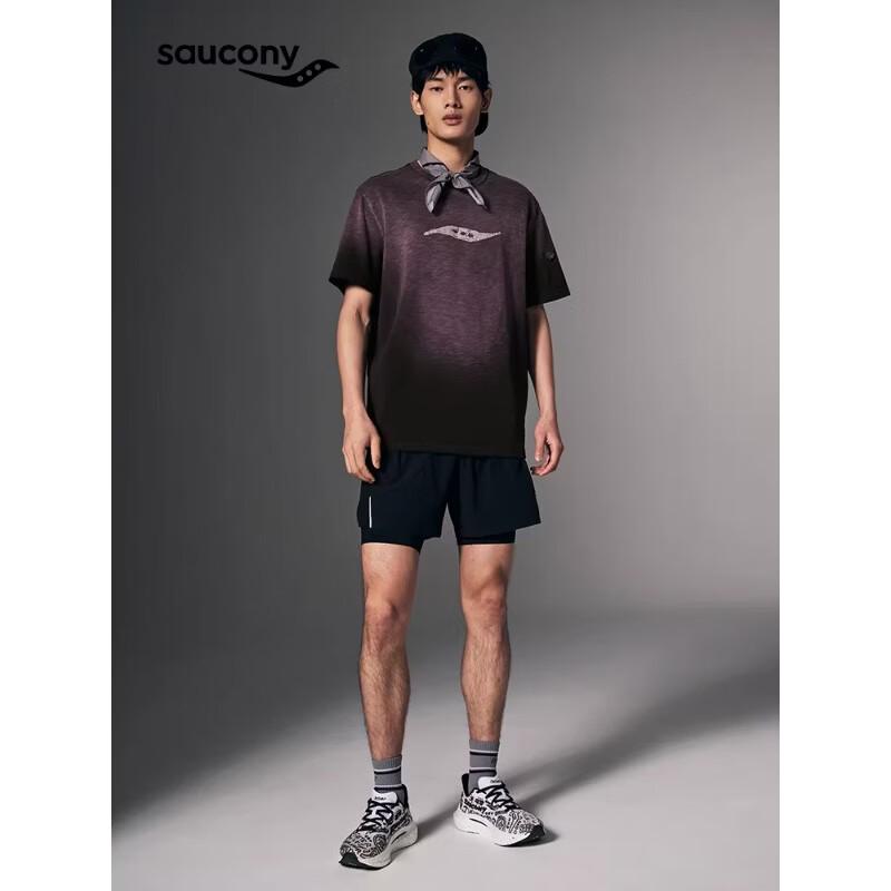 SAUCONY Unisex Summer Breathable Knit T-Shirt XL