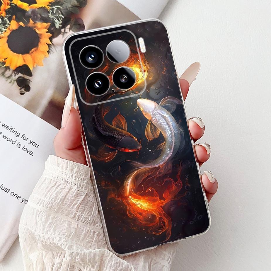 For Xiaomi Mi 15 Pro 5G Case New Fashion Painted Cover Soft Silicone Slim Phone Case For Xiaomi 15 Pro Mi15 5G Back Cover Fundas